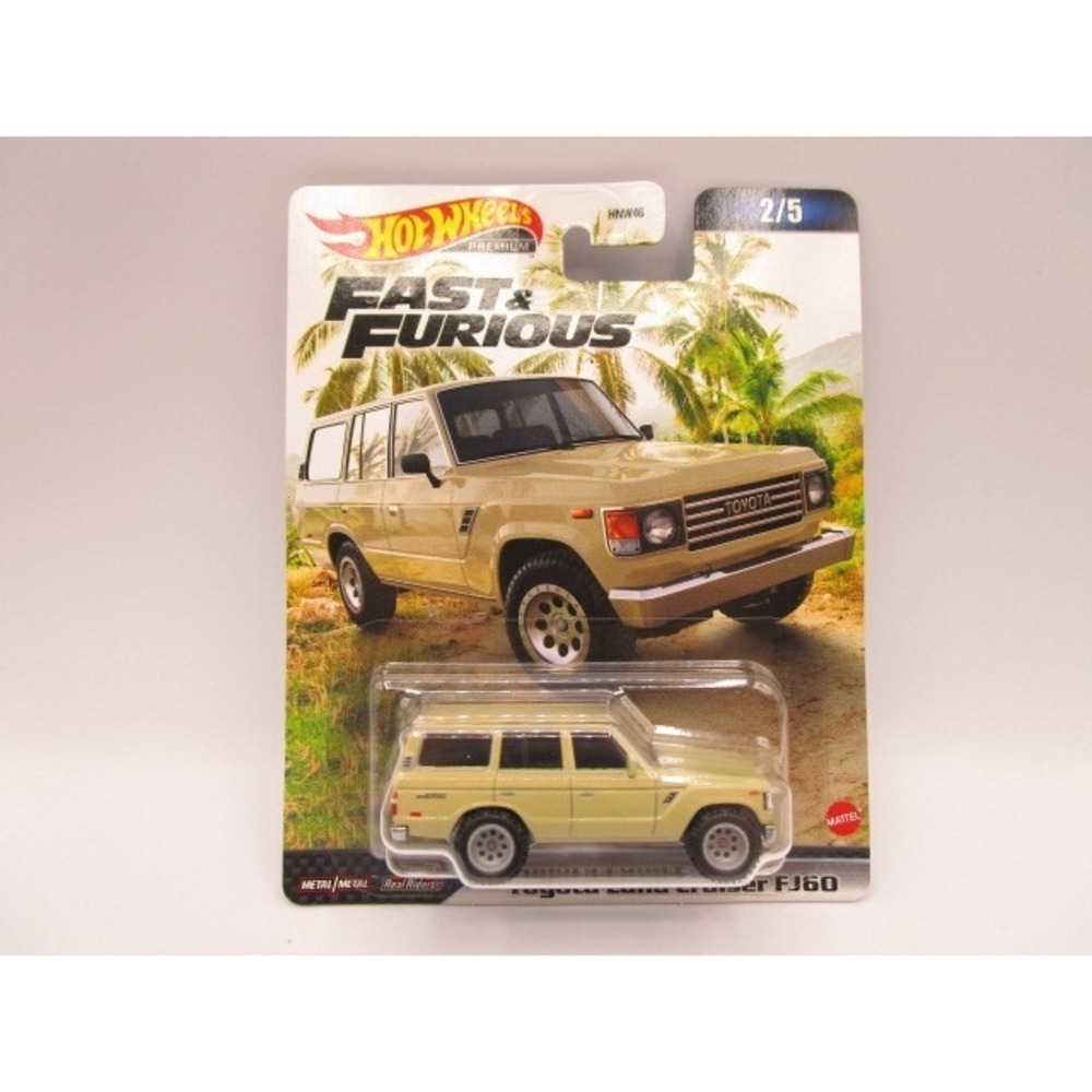 Hot Wheels Premium Fast & Furious Toyota Land Cruiser FJ60 2/5 Diecast Car RR